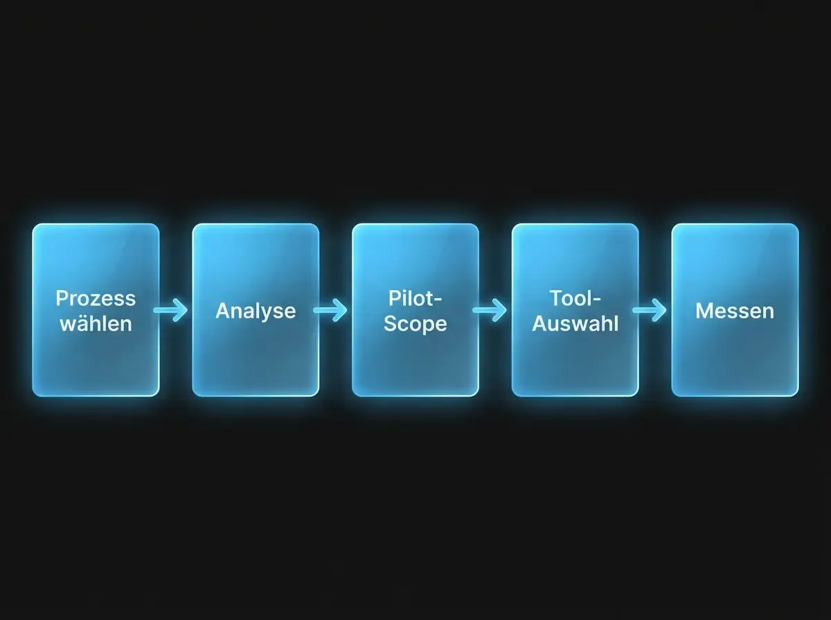 Workflow orchestration with AI: five-step approach from process selection to measurement